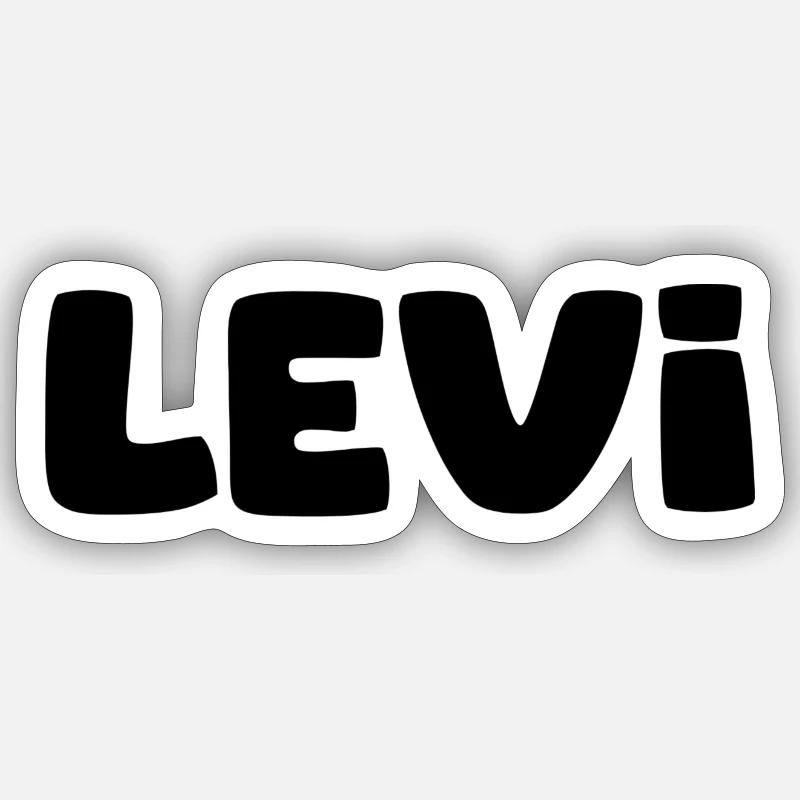Nom - Levi Sticker taille S (10 x 10 cm)
