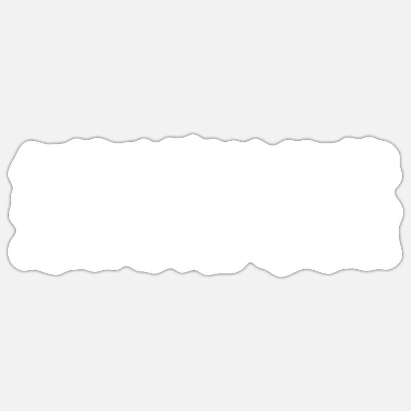 as a first name - Sticker size S (10 x 10 cm) - white matte