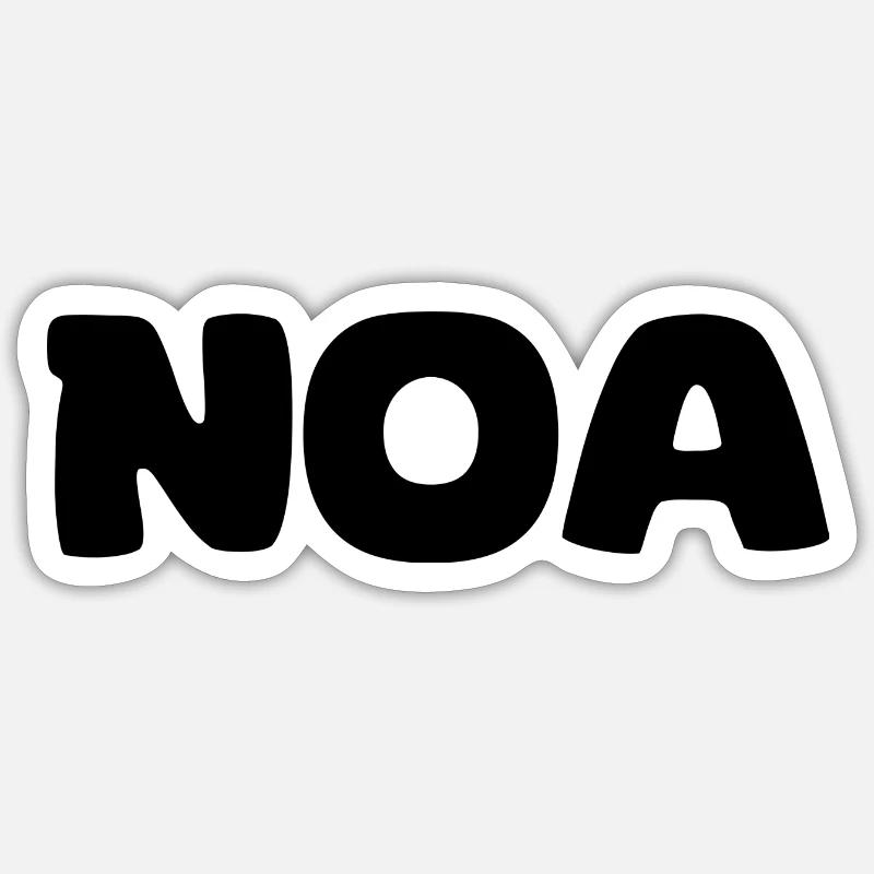 Nom - Noa Sticker taille S (10 x 10 cm)