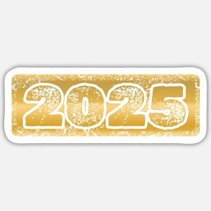2025 - Sticker taille S (10 x 10 cm) - blanc mat