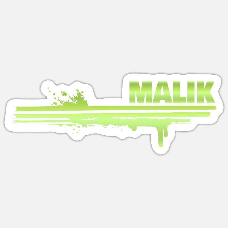 Farbklecks Malik Sticker Größe S (10 x 10 cm)