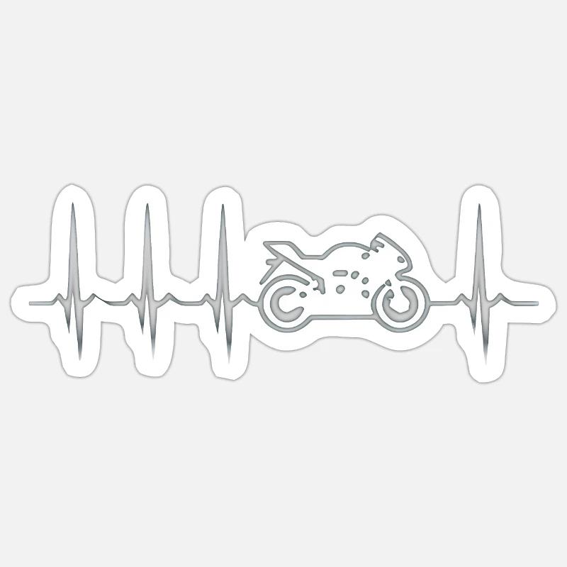 Motorcycle Lifeline Sticker size S (10 x 10 cm)
