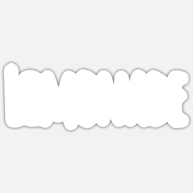 Limonade - Sticker Größe S (10 x 10 cm) - Mattweiß
