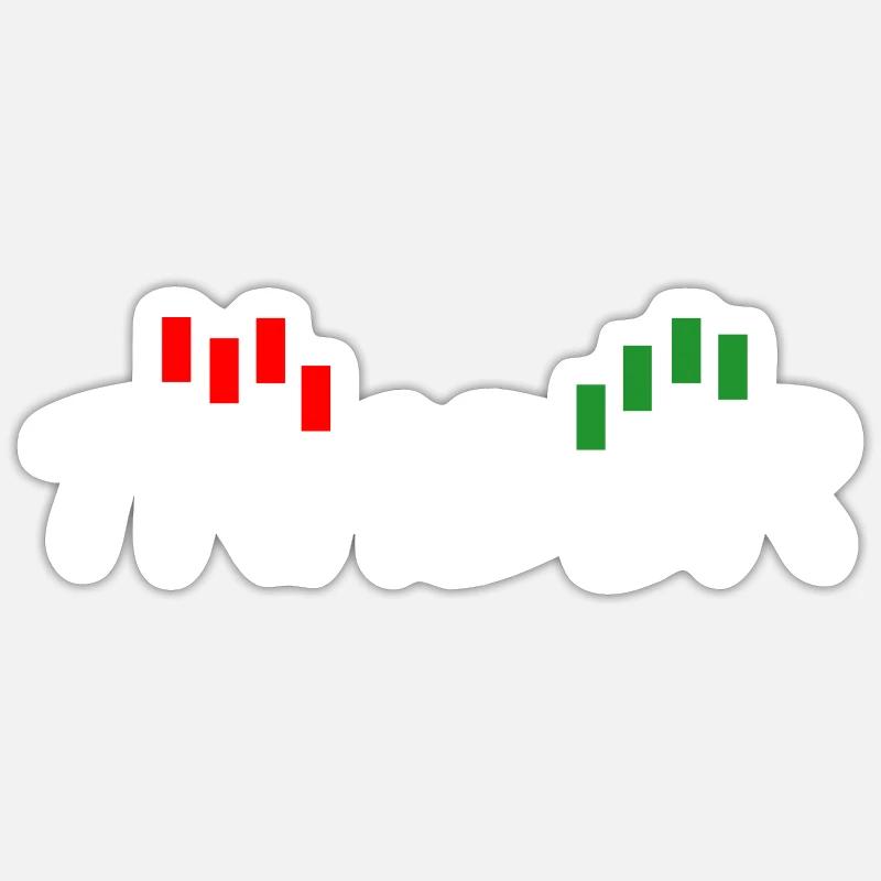 Trader - Sticker size S (10 x 10 cm) - white matte