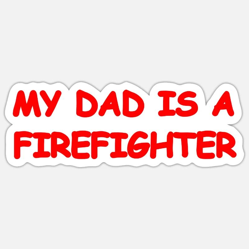Fire brigade - Sticker size S (10 x 10 cm) - white matte