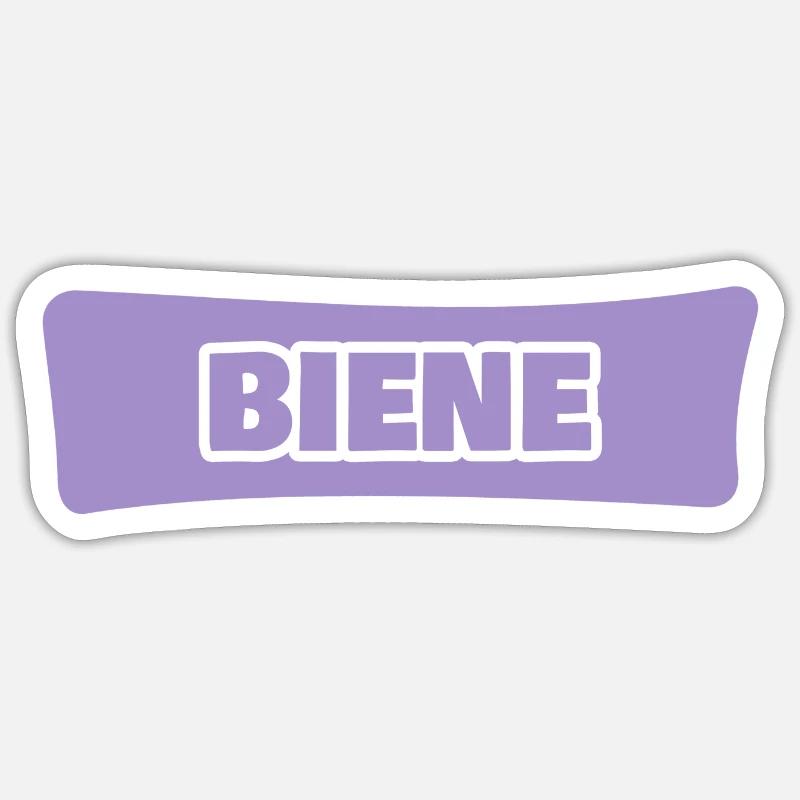 First name Bee Sticker size S (10 x 10 cm)