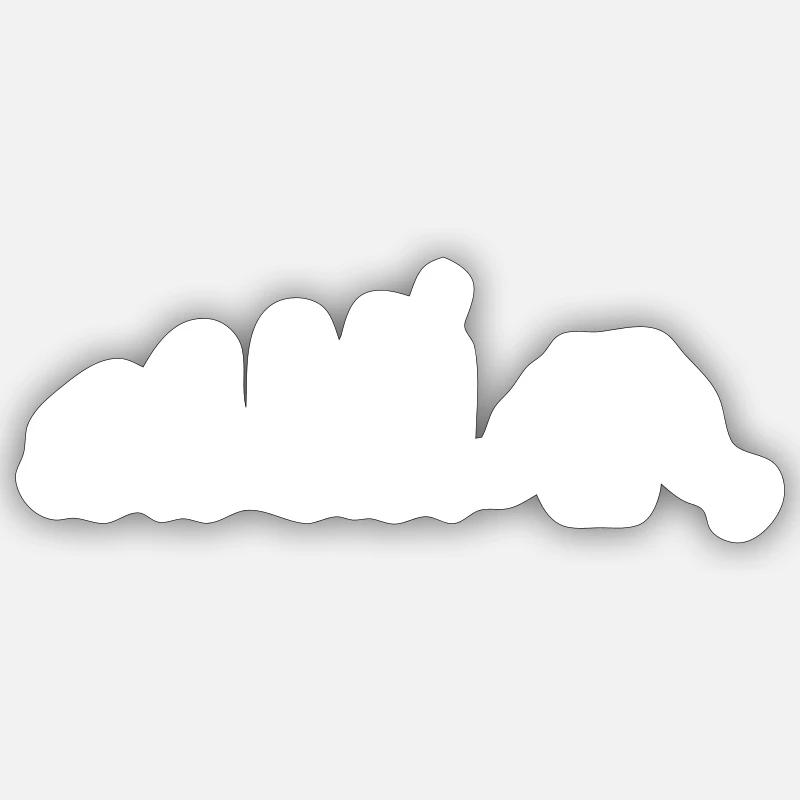 Évolution de l’escrime Sticker taille S (10 x 10 cm)