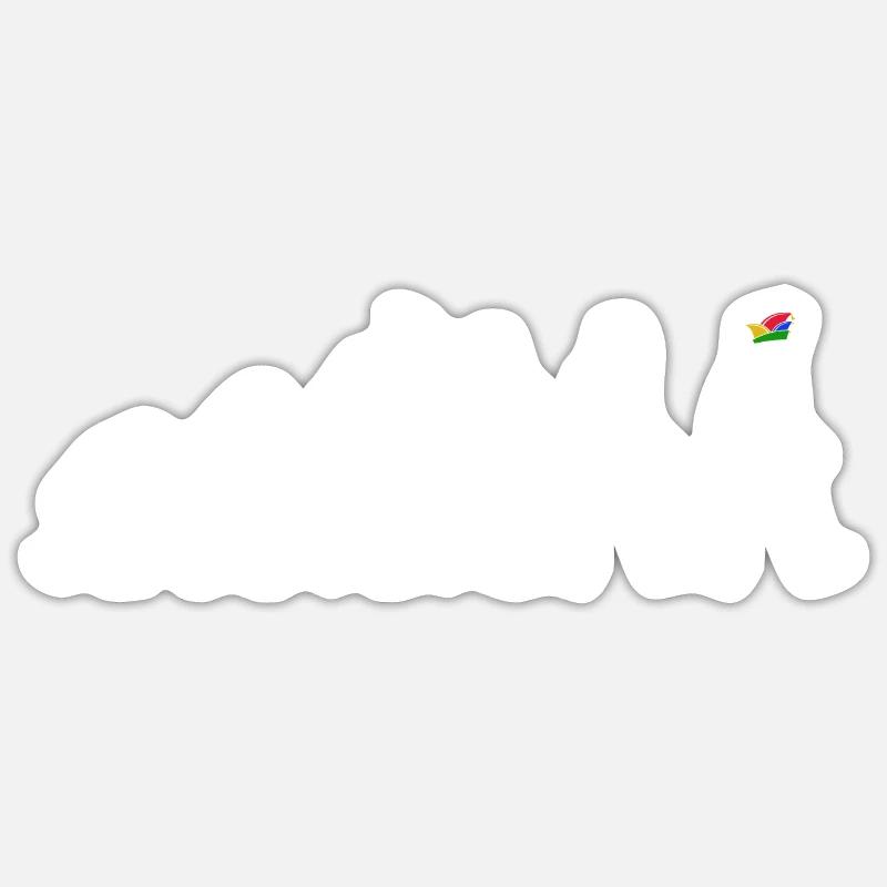 Evolution - Karneval - Narrenkappe - Verkleidung Sticker Größe S (10 x 10 cm)