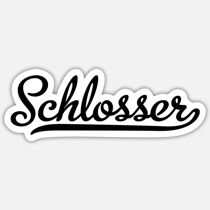 Schlosser Sticker Größe S (10 x 10 cm)