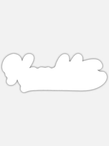 Konditor - Sticker Größe S (10 x 10 cm) - Mattweiß