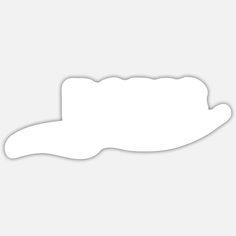 Cadeau pour Doris - Sticker taille S (10 x 10 cm) - blanc mat