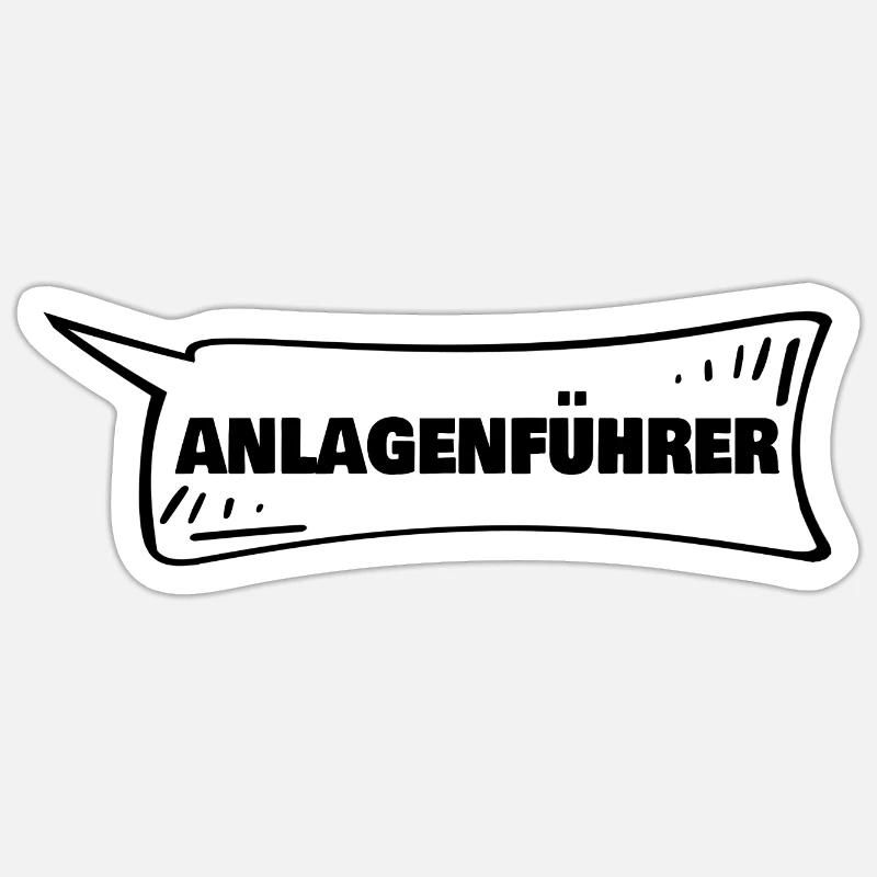 Speech Bubble Plant Operator Sticker size S (10 x 10 cm)