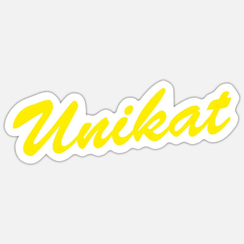 Unikat - Sticker Größe S (10 x 10 cm) - Mattweiß