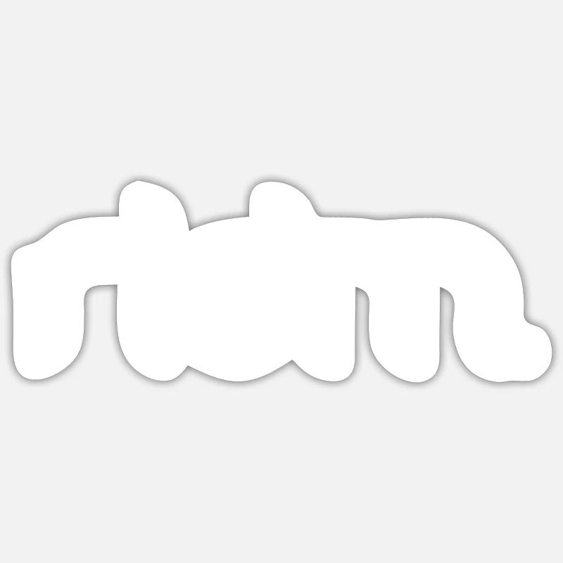 RIDM Pure - Sticker taille S (10 x 10 cm) - blanc mat