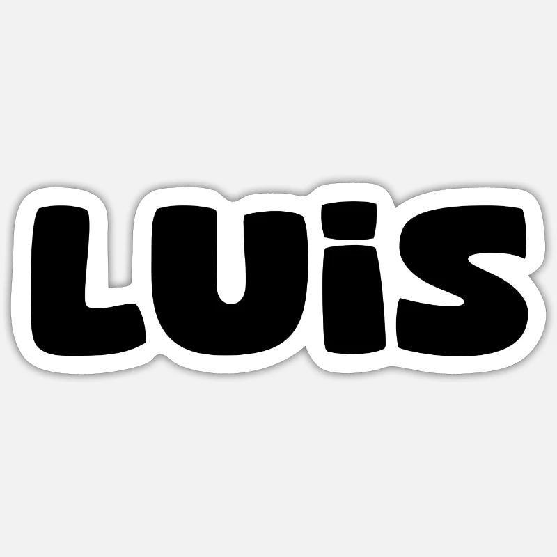 Nom - Luis Sticker taille S (10 x 10 cm)