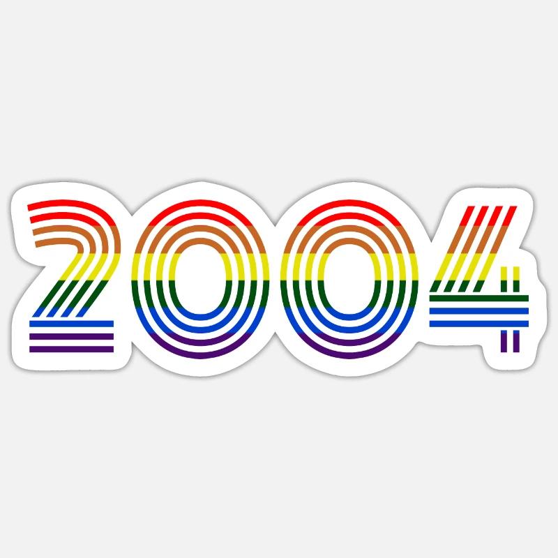 2004 Sticker size S (10 x 10 cm)