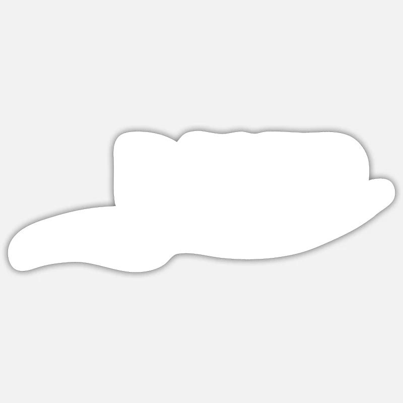 First name David - Sticker size S (10 x 10 cm) - white matte