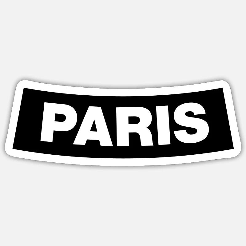 Paris Chapter Element (JGA MC-Rocker-Design) Sticker Größe S (10 x 10 cm)