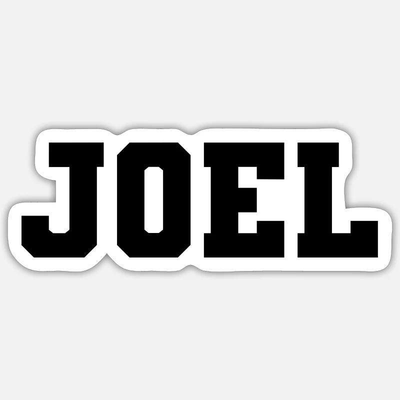 Nom - Joel Sticker taille S (10 x 10 cm)