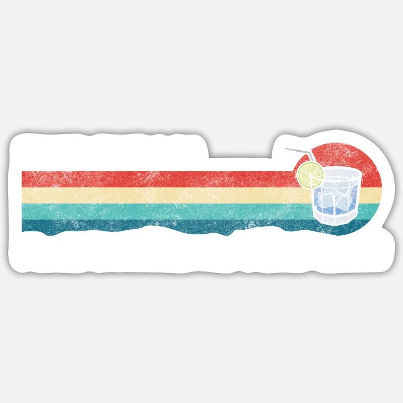 Cocktail Drinks Mix Celebrations - Sticker size S (10 x 10 cm) - white matte