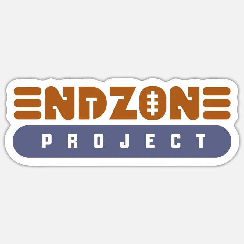 Endzone Project Sticker Größe S (10 x 10 cm)