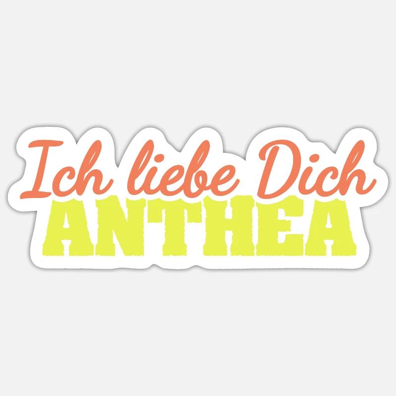 Dear Anthea - Sticker size S (10 x 10 cm) - white matte