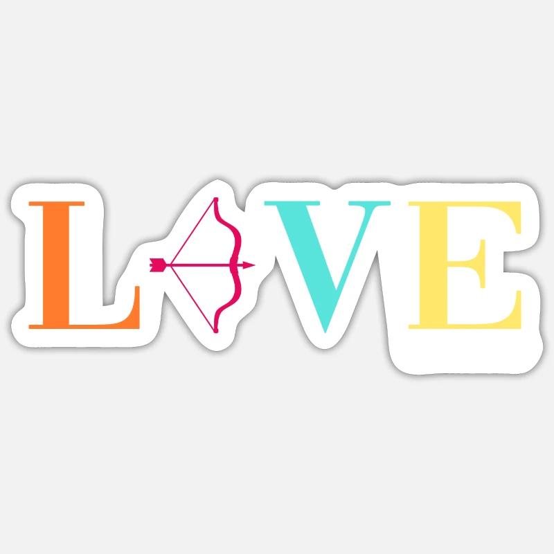 Archer Archery Course Target "archery" Sticker size S (10 x 10 cm)