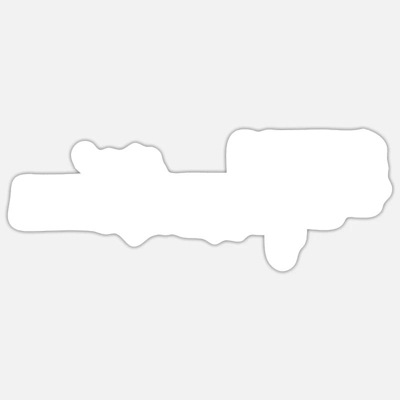 Farbklecks Linus Sticker Größe S (10 x 10 cm)