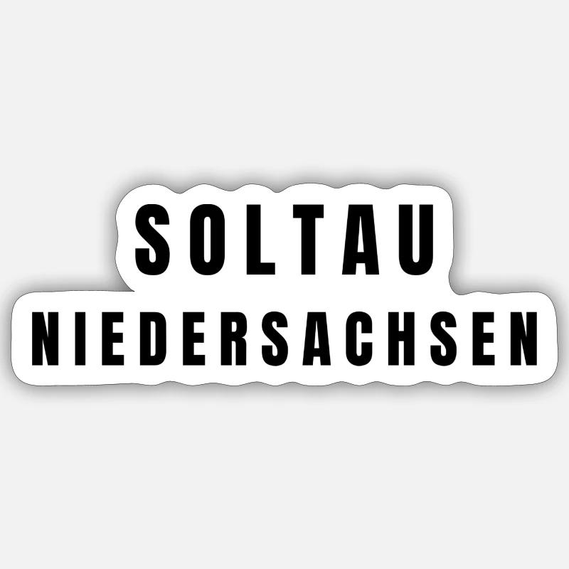 Soltau, Lower Saxony - Sticker size S (10 x 10 cm) - white matte
