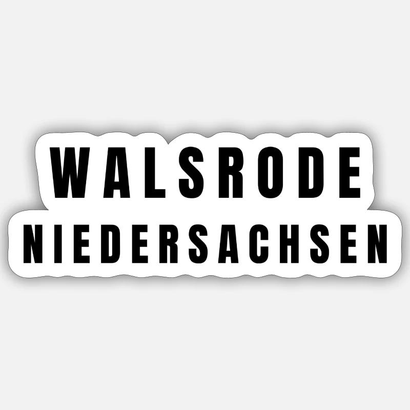 Walsrode, Lower Saxony - Sticker size S (10 x 10 cm) - white matte