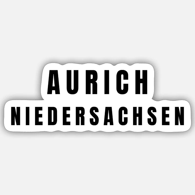 Aurich, Lower Saxony Sticker size S (10 x 10 cm)