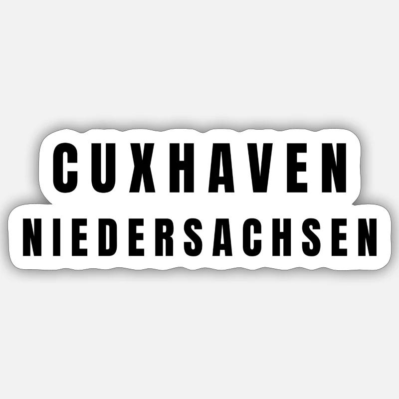 Cuxhaven Lower Saxony - Sticker size S (10 x 10 cm) - white matte