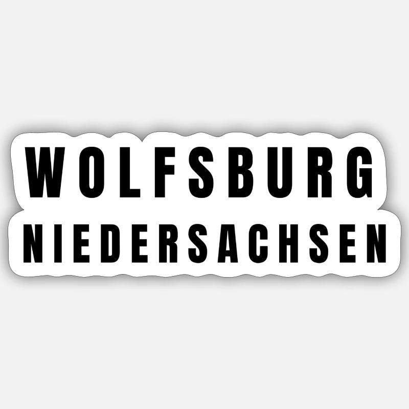 Wolfsburg Lower Saxony Sticker size S (10 x 10 cm)