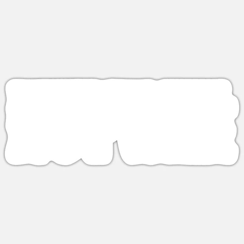 Make falafel not war - Sticker taille S (10 x 10 cm) - blanc mat