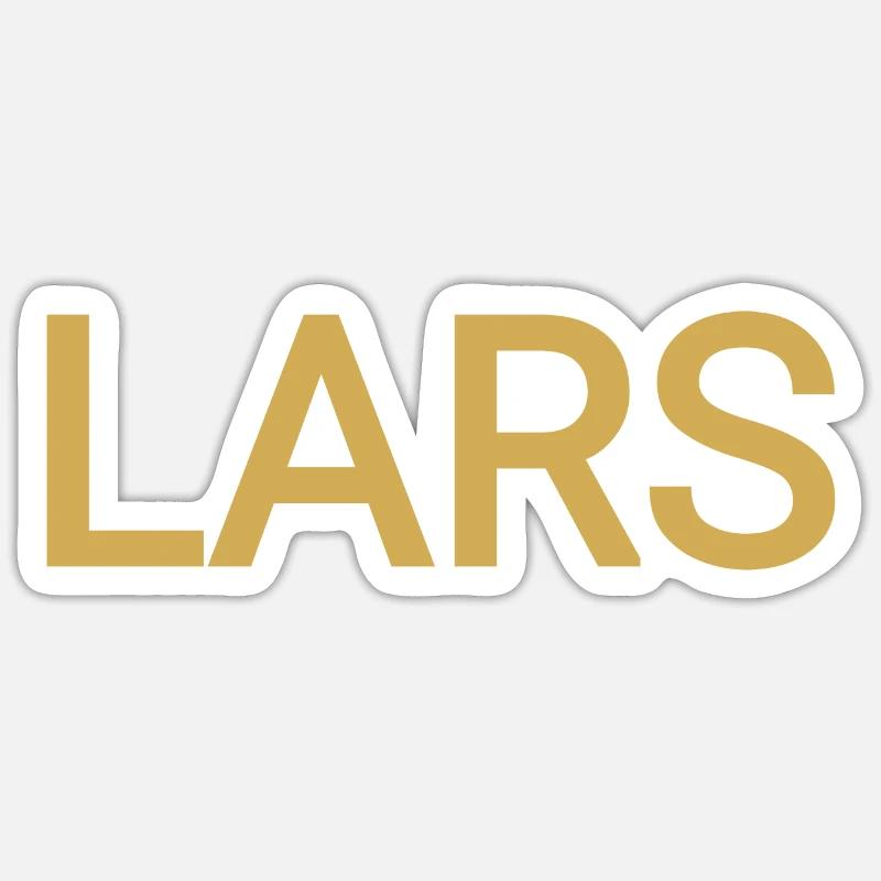 Lars - Sticker size S (10 x 10 cm) - white matte