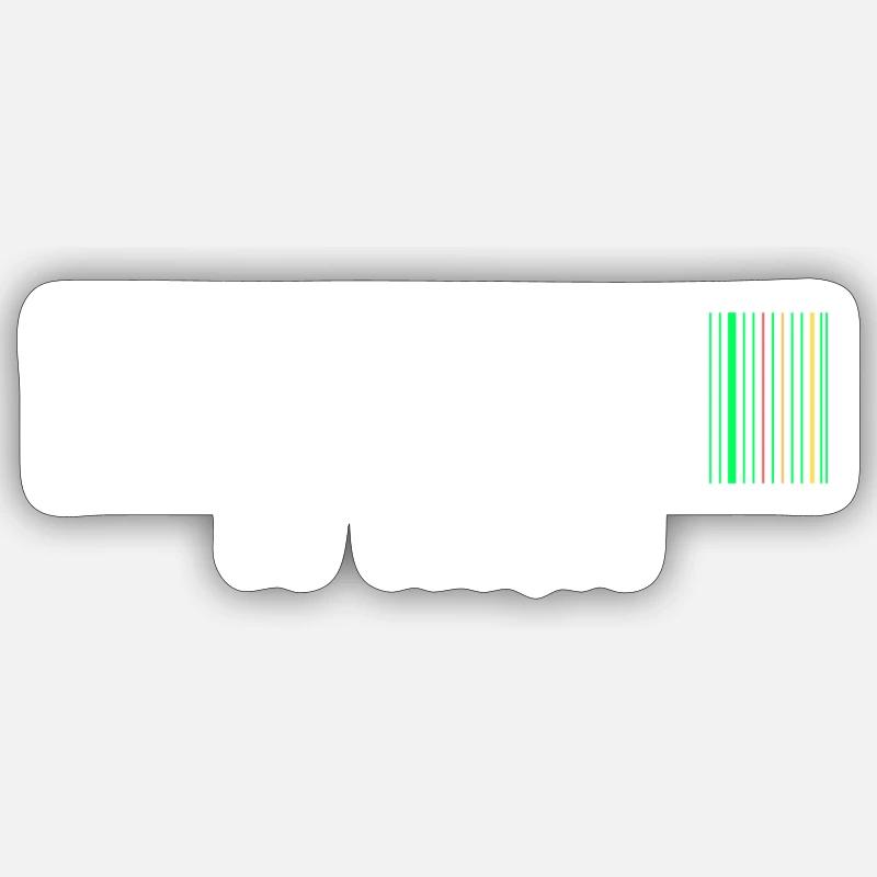 UP Barcode White Sticker size S (10 x 10 cm)