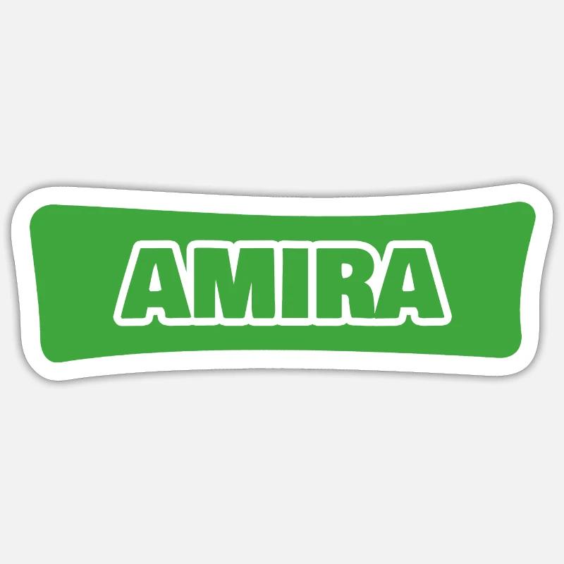 Amira comme naissance Sticker taille S (10 x 10 cm)
