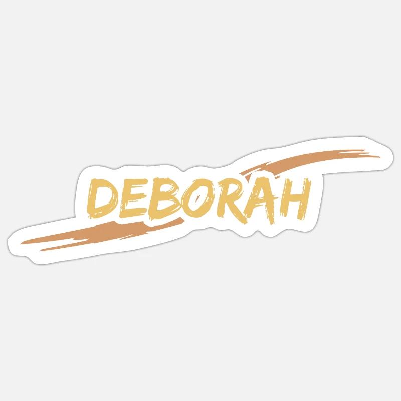 Cadeau pour Deborah - Sticker taille S (10 x 10 cm) - blanc mat