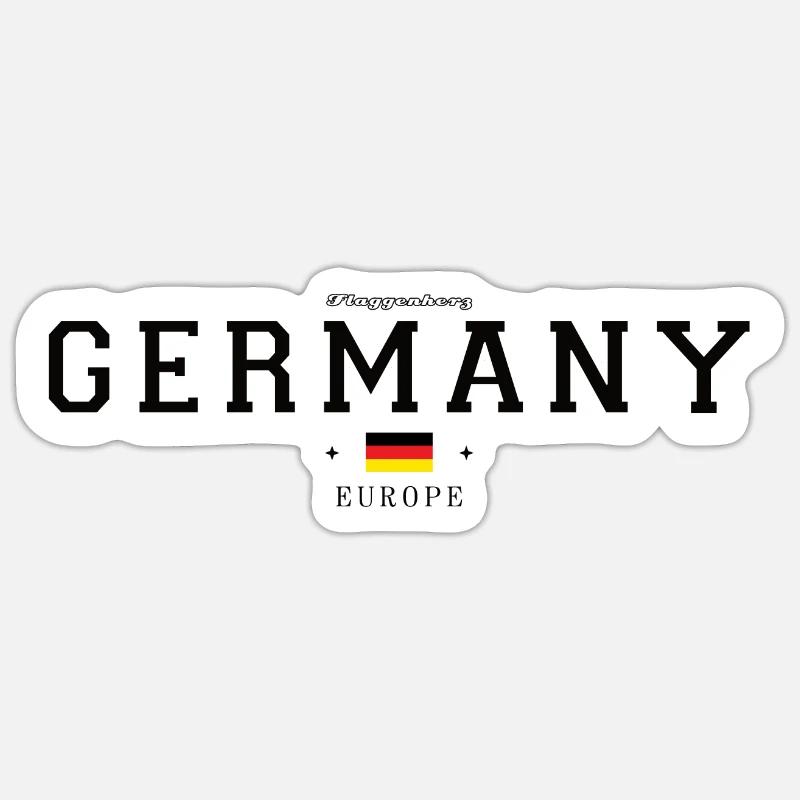 Germany - Sticker size S (10 x 10 cm) - white matte
