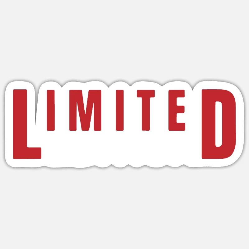 Limitierte Auflage - Sticker Größe S (10 x 10 cm) - Mattweiß