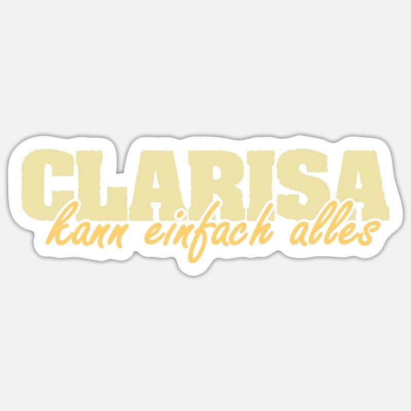 Mme Clarisa Sticker taille S (10 x 10 cm)