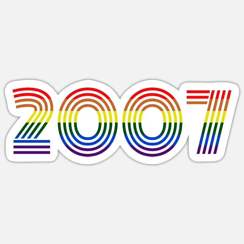 2007 Sticker size S (10 x 10 cm)