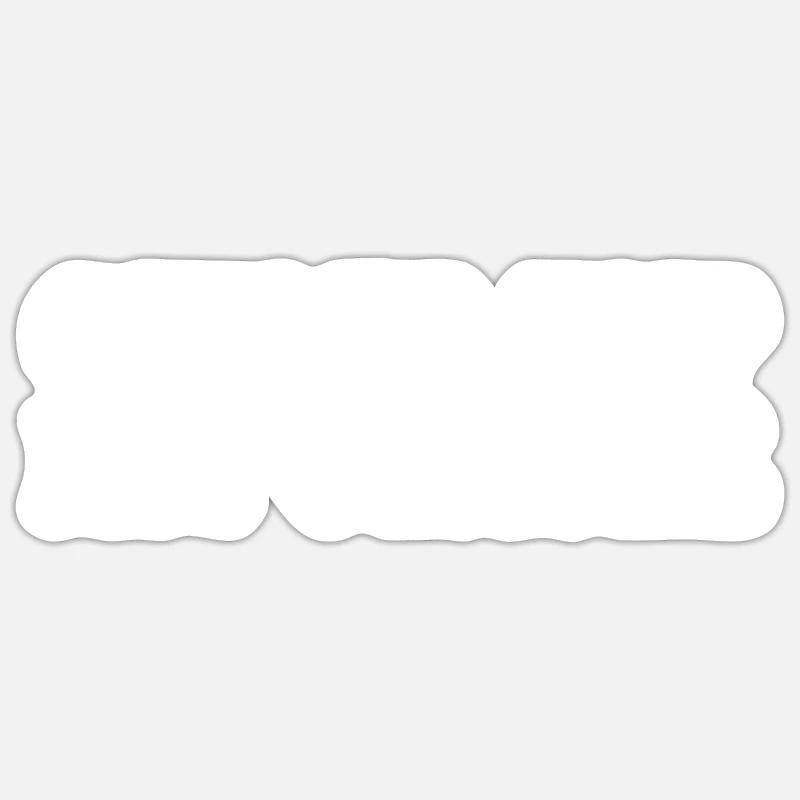 geiler typ mit glatze - Sticker Größe S (10 x 10 cm) - Mattweiß