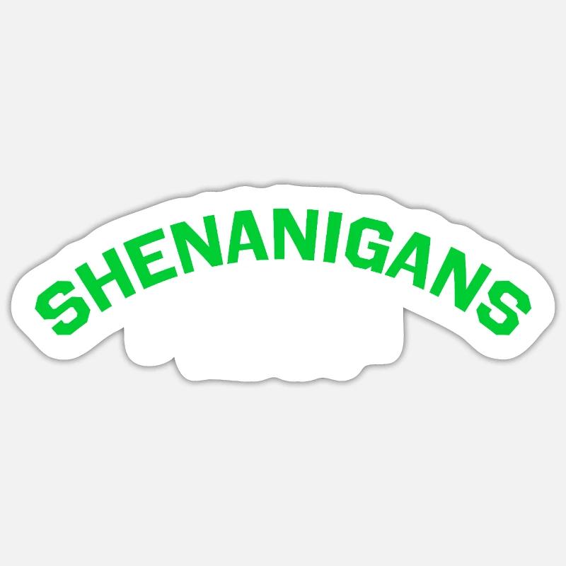 Shenanigans Team - Irish St. Patrick Sticker Größe S (10 x 10 cm)