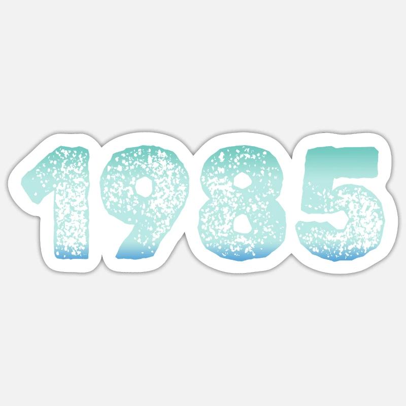 Cold 1985 - Sticker size S (10 x 10 cm) - white matte