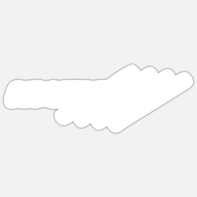 Ophtalmologiste - Sticker taille S (10 x 10 cm) - blanc mat