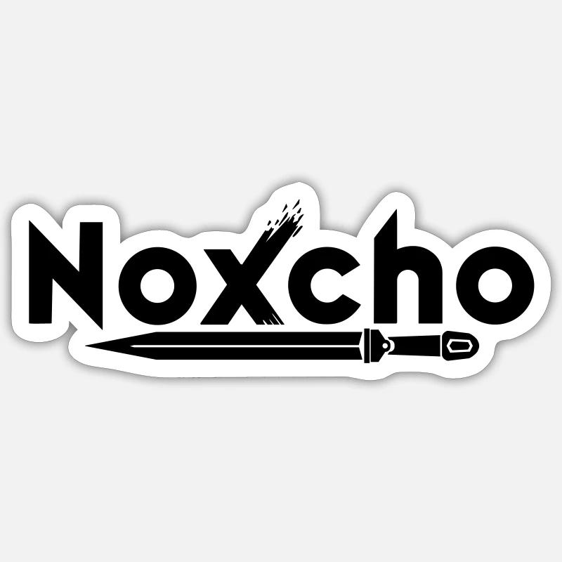 NoXcHo - Sticker size S (10 x 10 cm) - white matte