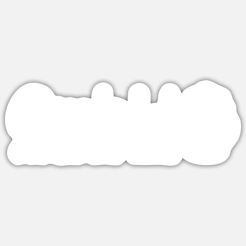 Bier GmbH - Sticker size S (10 x 10 cm) - white matte