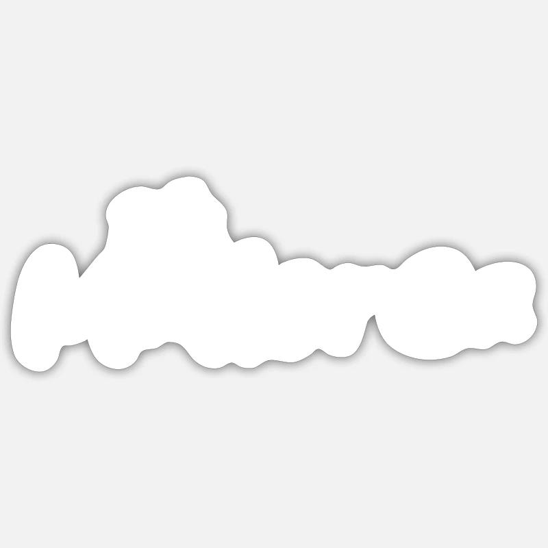 Mallorca Palm Tree Holidays - Sticker size S (10 x 10 cm) - white matte