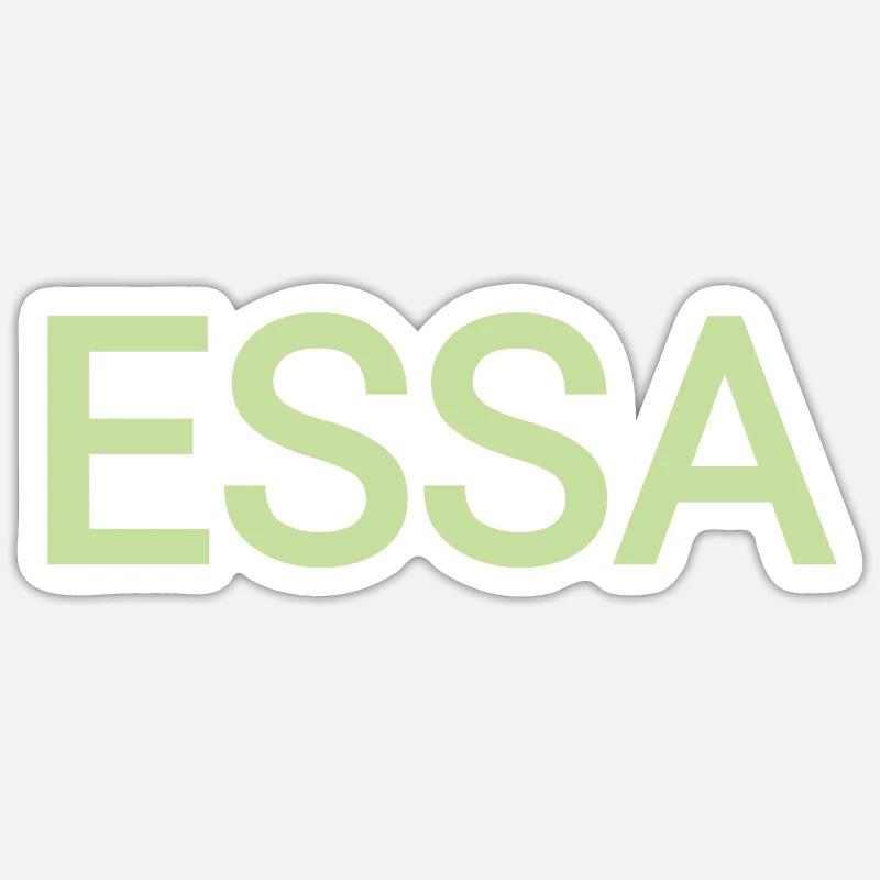 Essa - Sticker size S (10 x 10 cm) - white matte